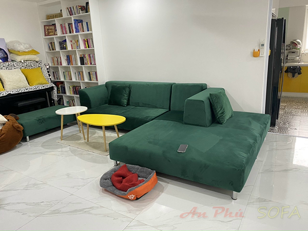 Bọc mới sofa nhà anh Hùng ở Xã Đàn