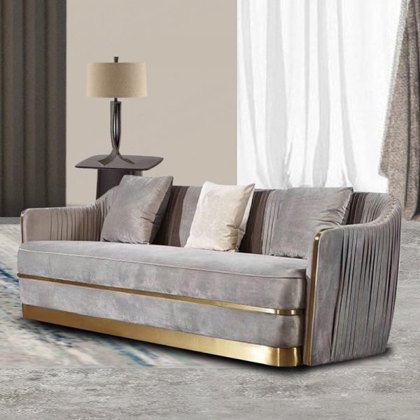 Ghế sofa văng mạ PVD cao cấp PD006