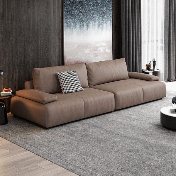 Ghế sofa văng đệm da lộn PD014