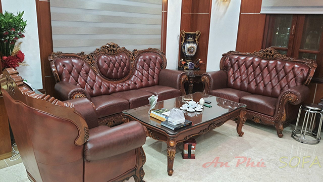 sofa da cao cấp