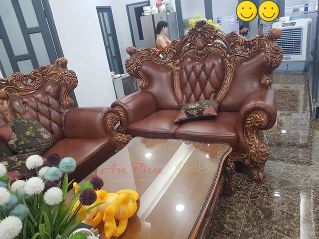 sofa da cao cấp