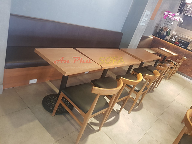 bọc đệm ghế cafe