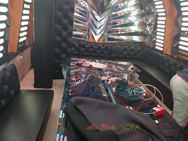 bọc ghế sofa phòng karaoke 5
