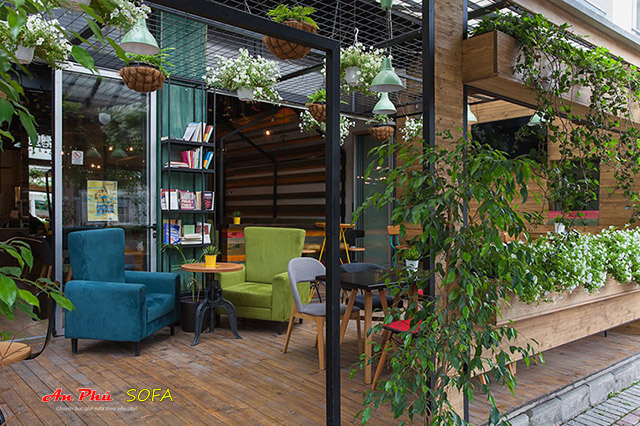 bọc nệm ghế cafe Hà Nội