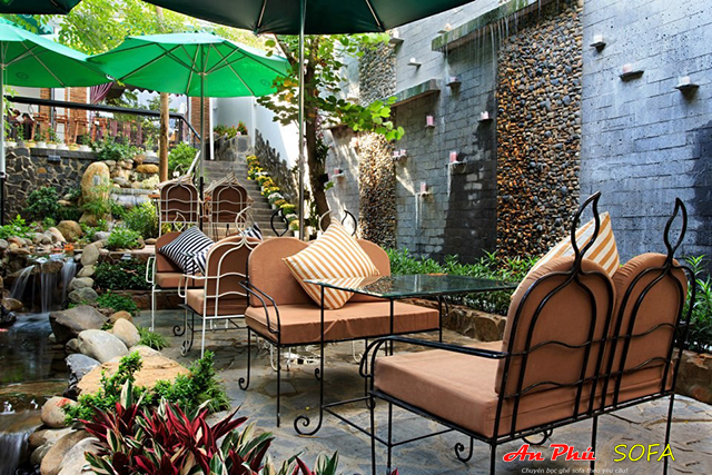 bọc nệm ghế cafe Hà Nội