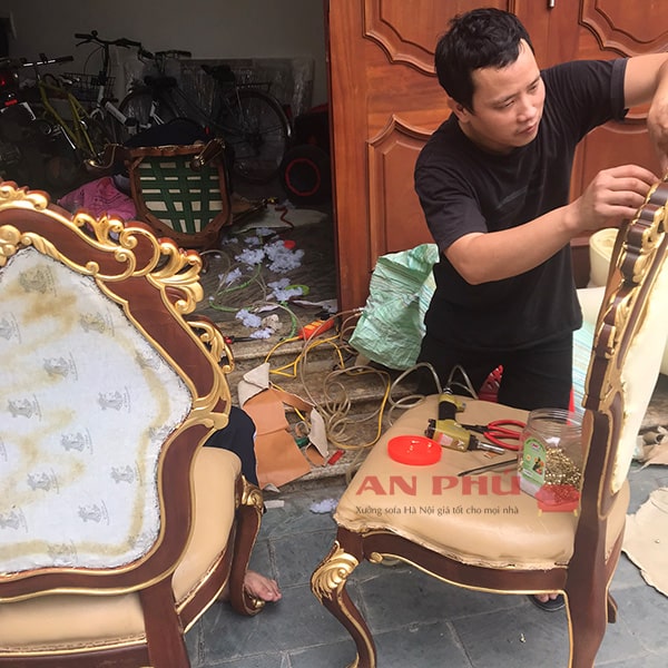 bọc lại ghế ăn