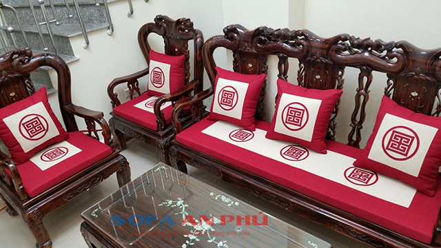 làm đệm ghế sofa gỗ tại Hà Nội