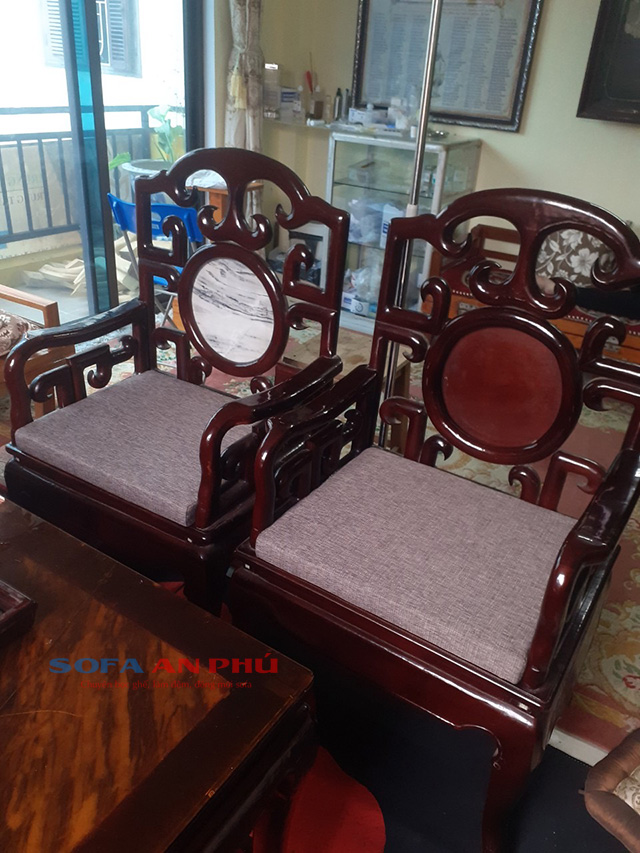 bọc đệm ghế phòng khách