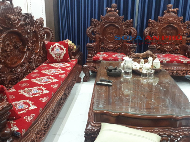 làm đệm ghế gỗ