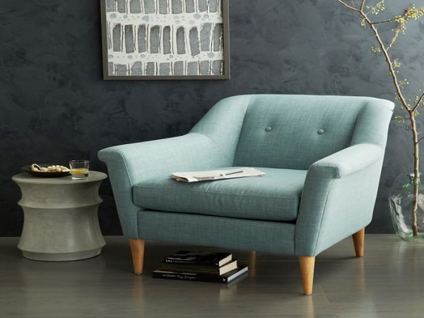 bọc ghế sofa đơn phòng khách