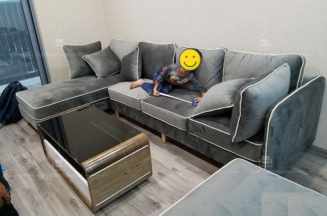 bọc ghế sofa nỉ